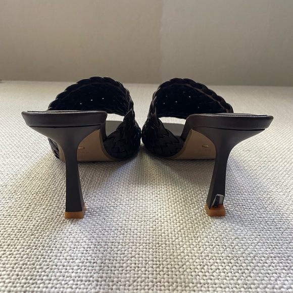 RAYE Medusa Heel Size 10 Brown Woven Leather - Picture 3 of 6